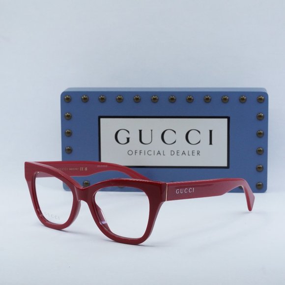 Gucci Red Eyeglasses - Picture 1 of 8